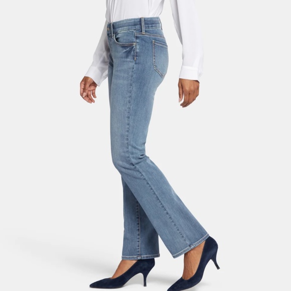 NYDJ Jeans Marilyn Straight Waist Match M Paddington Blue - So comfy! - Picture 1 of 8